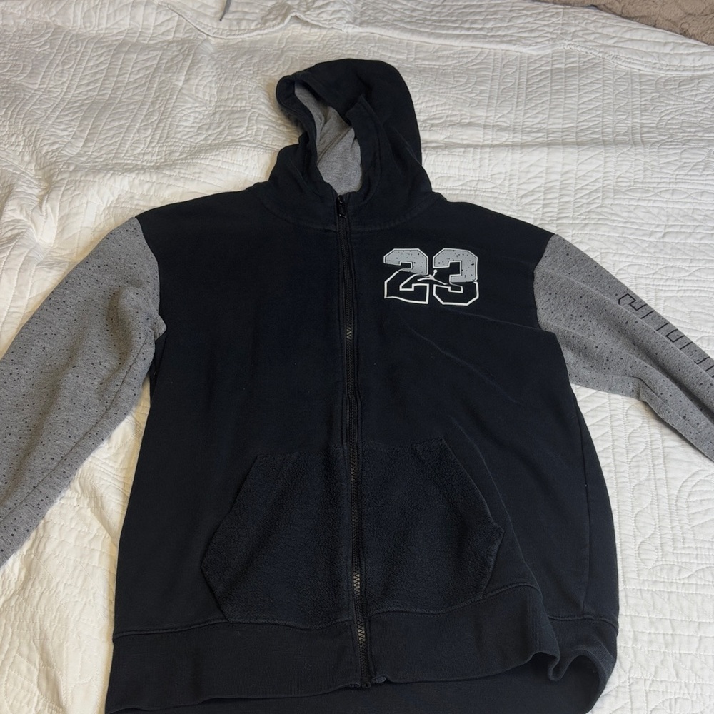JordanBlack and Gray Hoodie